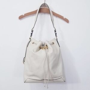REISS LONDON Maya Toggle Leather Bucket Bag